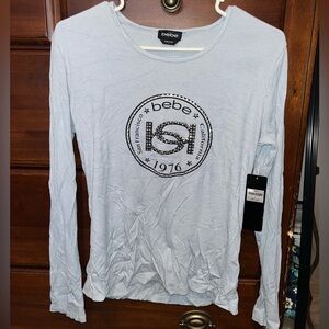 Bebe large long sleeved shirt